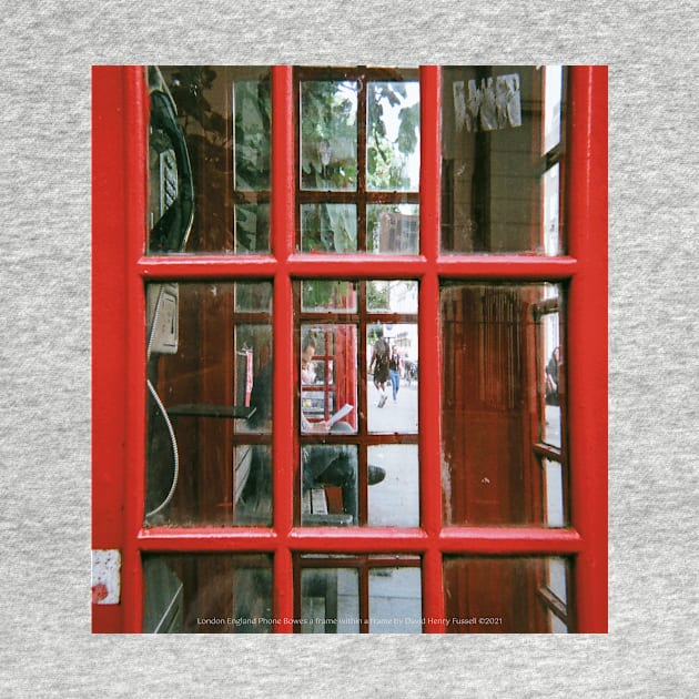 London England phone boxes A frame within a frame by Fussell Films